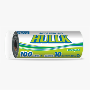 HULLK Rolo Preto 100L