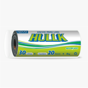 HULLK Rolo Preto 30L