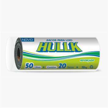 HULLK Rolo Preto 50L